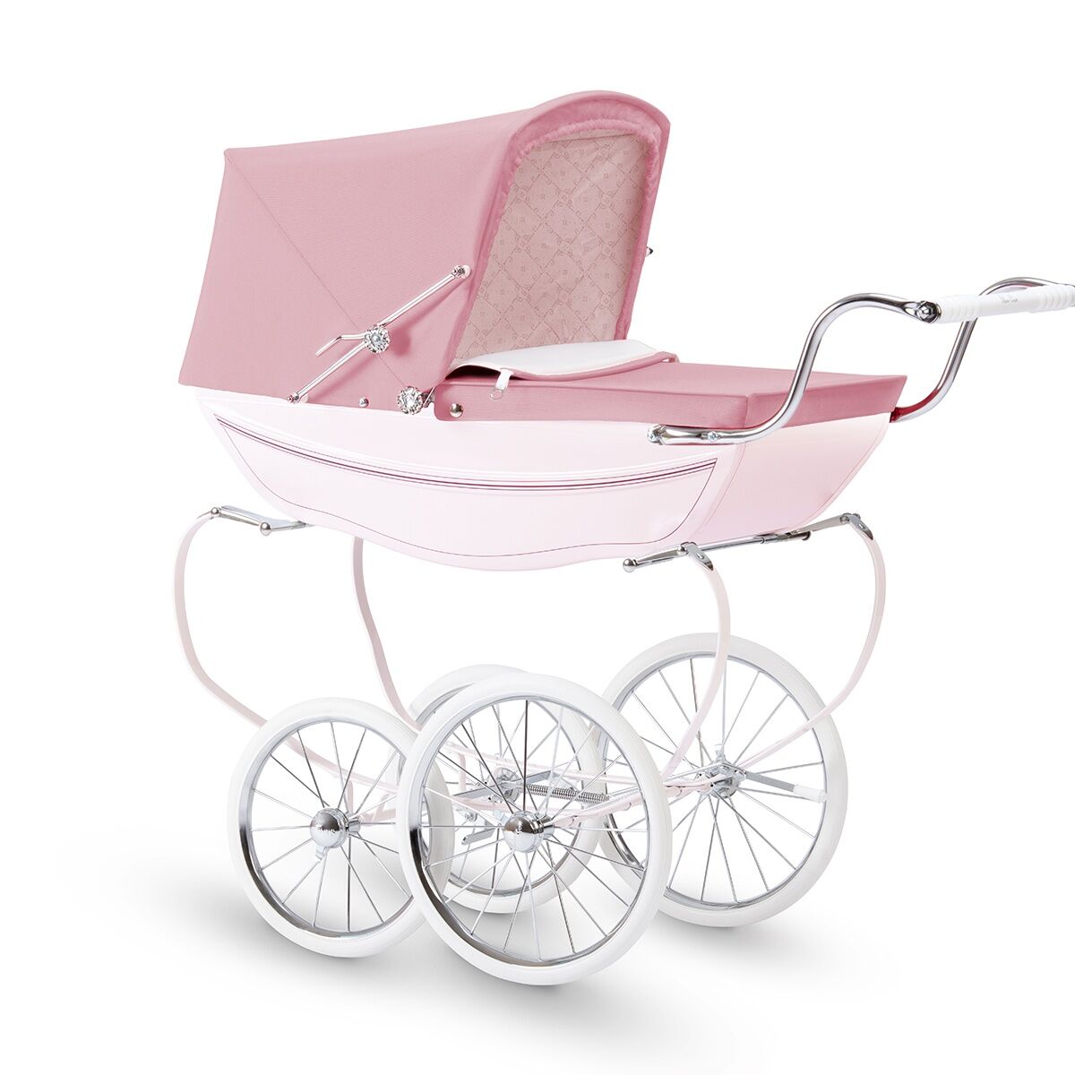 Silver cross oberon dolls pram pink on sale