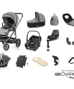 BabyStyle Oyster 3 Ultimate Bundle with Maxicosi Pebble 360 Car Seat Moon BabyTots