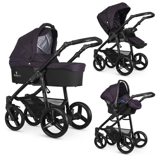 Venicci Soft Edition 3 in 1 Travel System - Black Chassis - Image 4