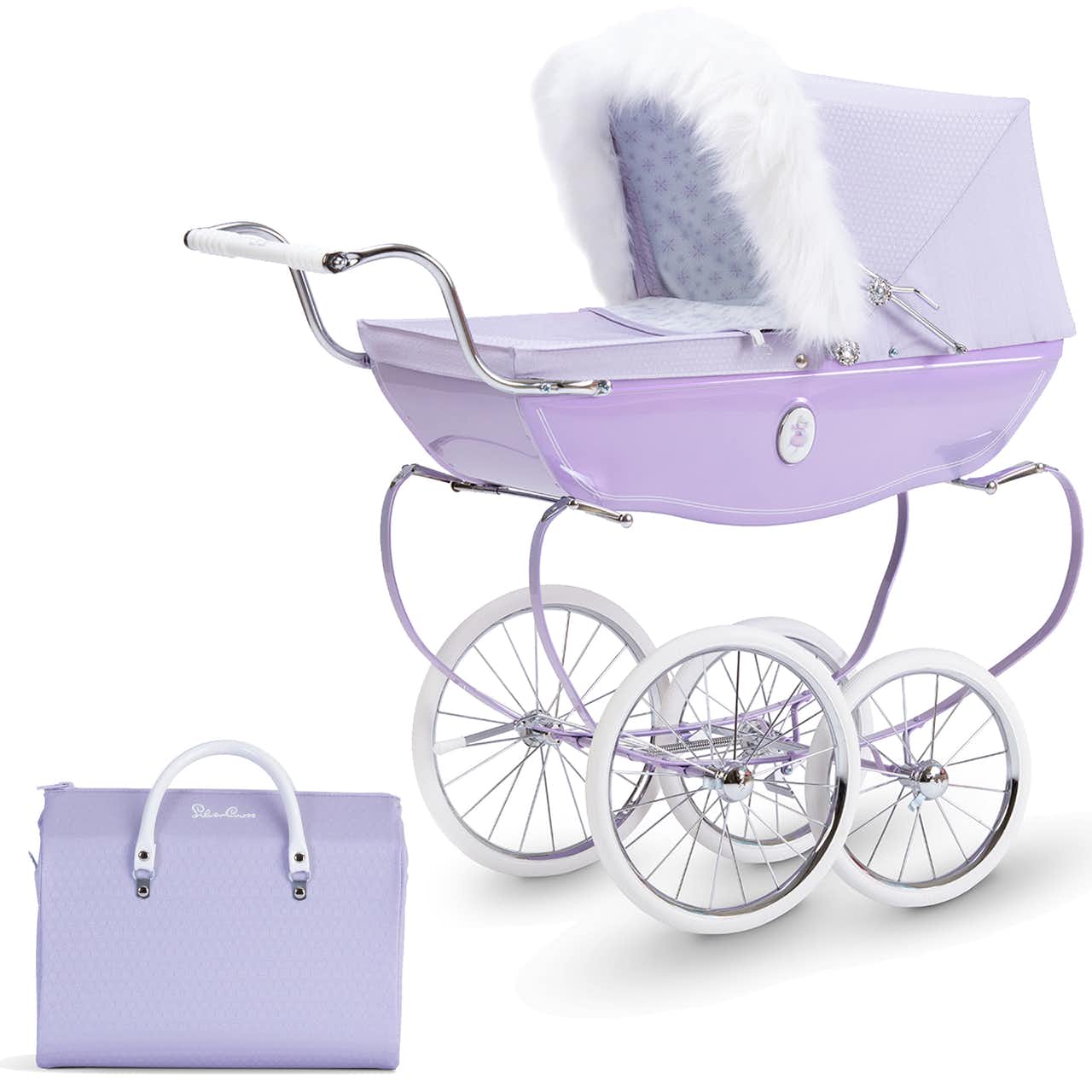 Silver Cross Snow Princess Dolls Pram