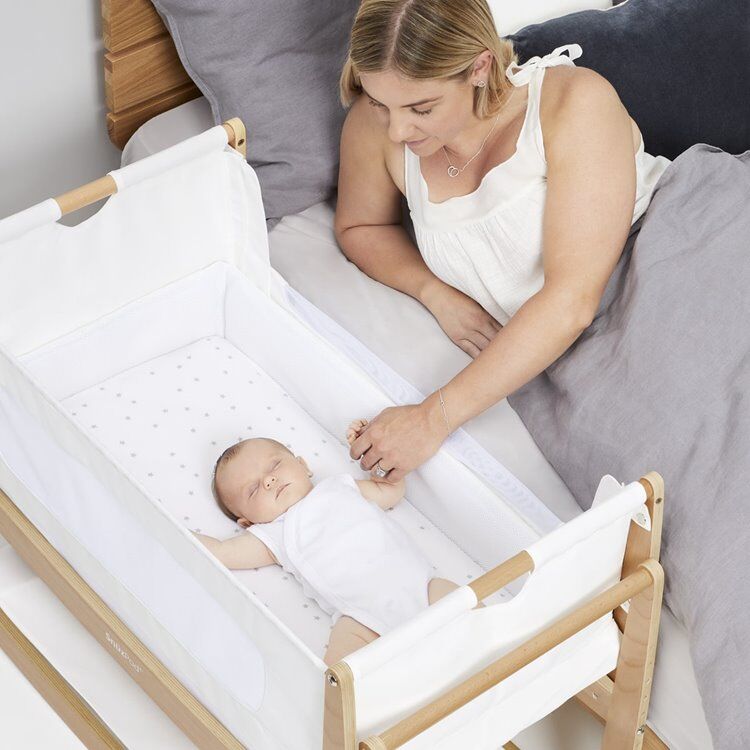 SnuzPod4 Bedside Crib Bundle Natural - Image 3