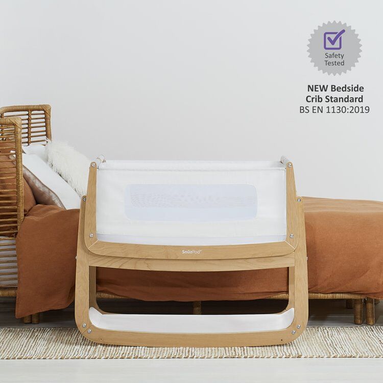 SnuzPod4 Bedside Crib Bundle Natural - Image 4
