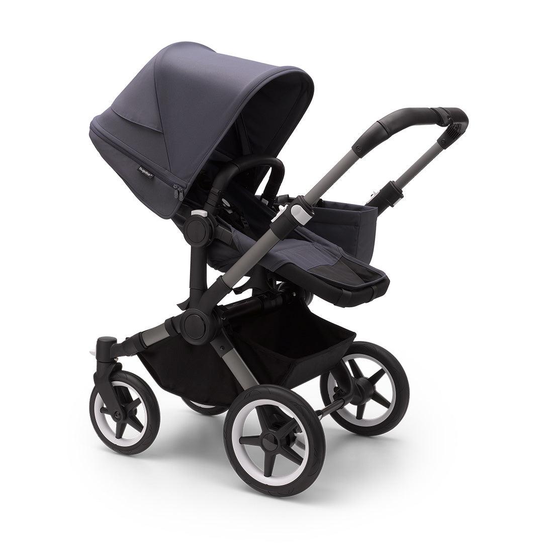 Stormy Blue Bugaboo Donkey 5 Mono carrycot and seat pushchair - Image 3