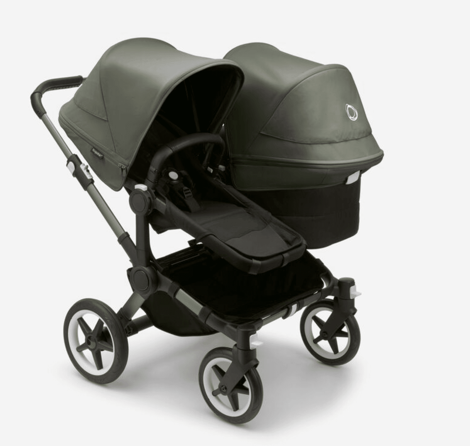 Bugaboo Donkey 5 Duo Pushchair - Graphite/Forest Green