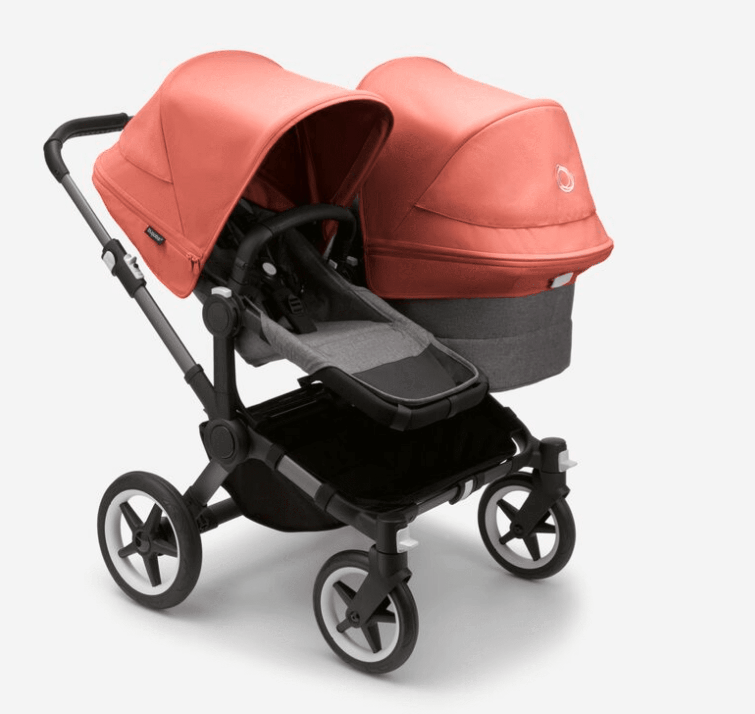 Bugaboo Donkey 5 Duo Pushchair - Graphite/Sunrise Red