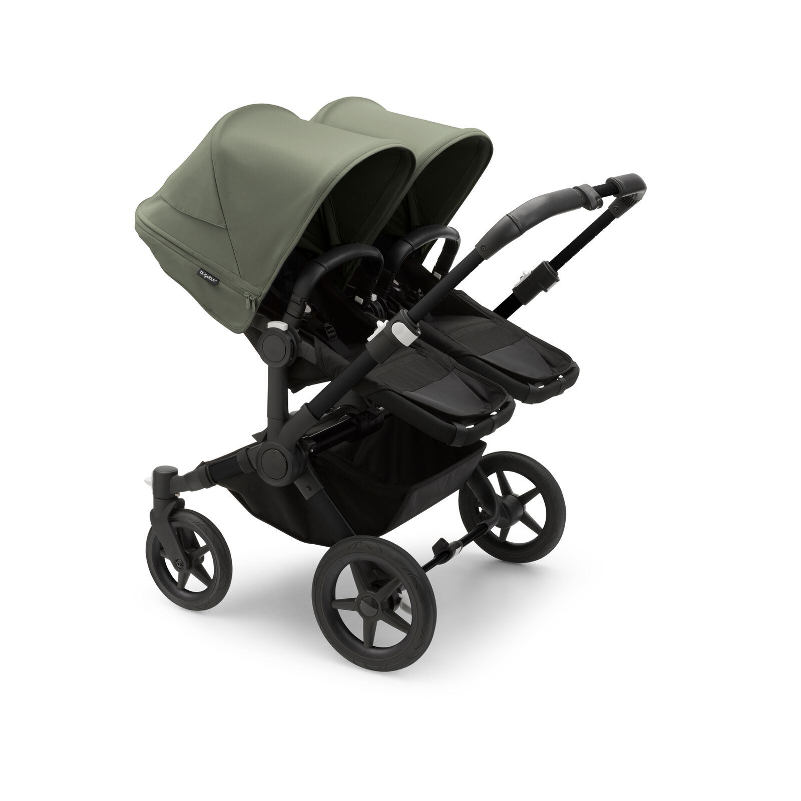 Bugaboo Donkey 5 Twin Pushchair - Forest Green/Black - Image 3