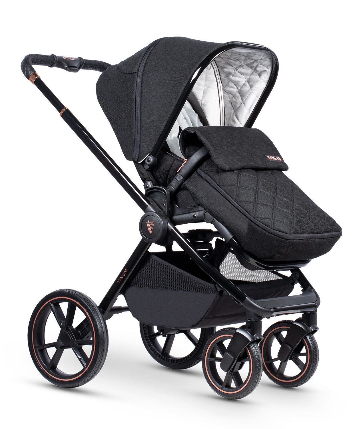 Venicci Tinum SE Stylish Black 3-in-1 Travel System - Image 4