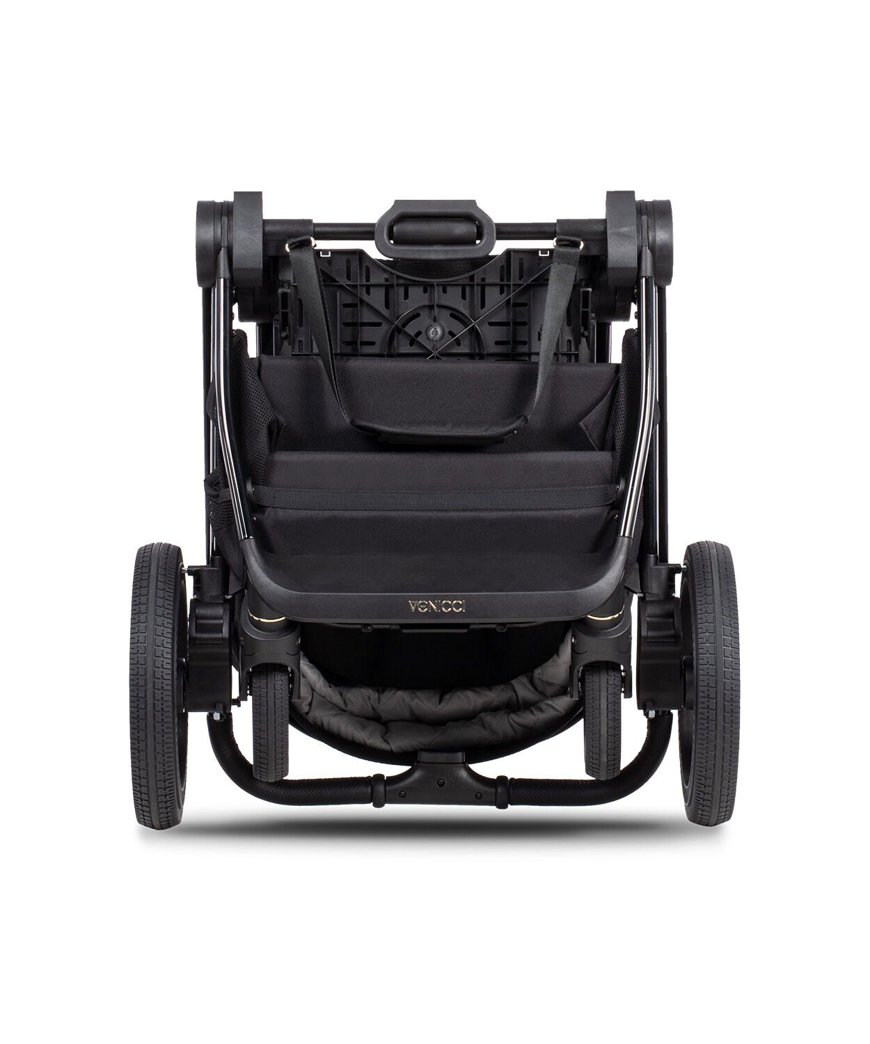 Tinum Upline All Black Pram - 3 in 1 - Image 7