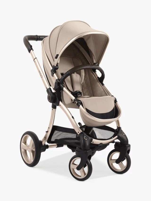 egg3 Pushchair - Feather, includes Carrycot & Accessories with Cybex Cloud T Car Seat and Base T Luxury Bundle - Image 4