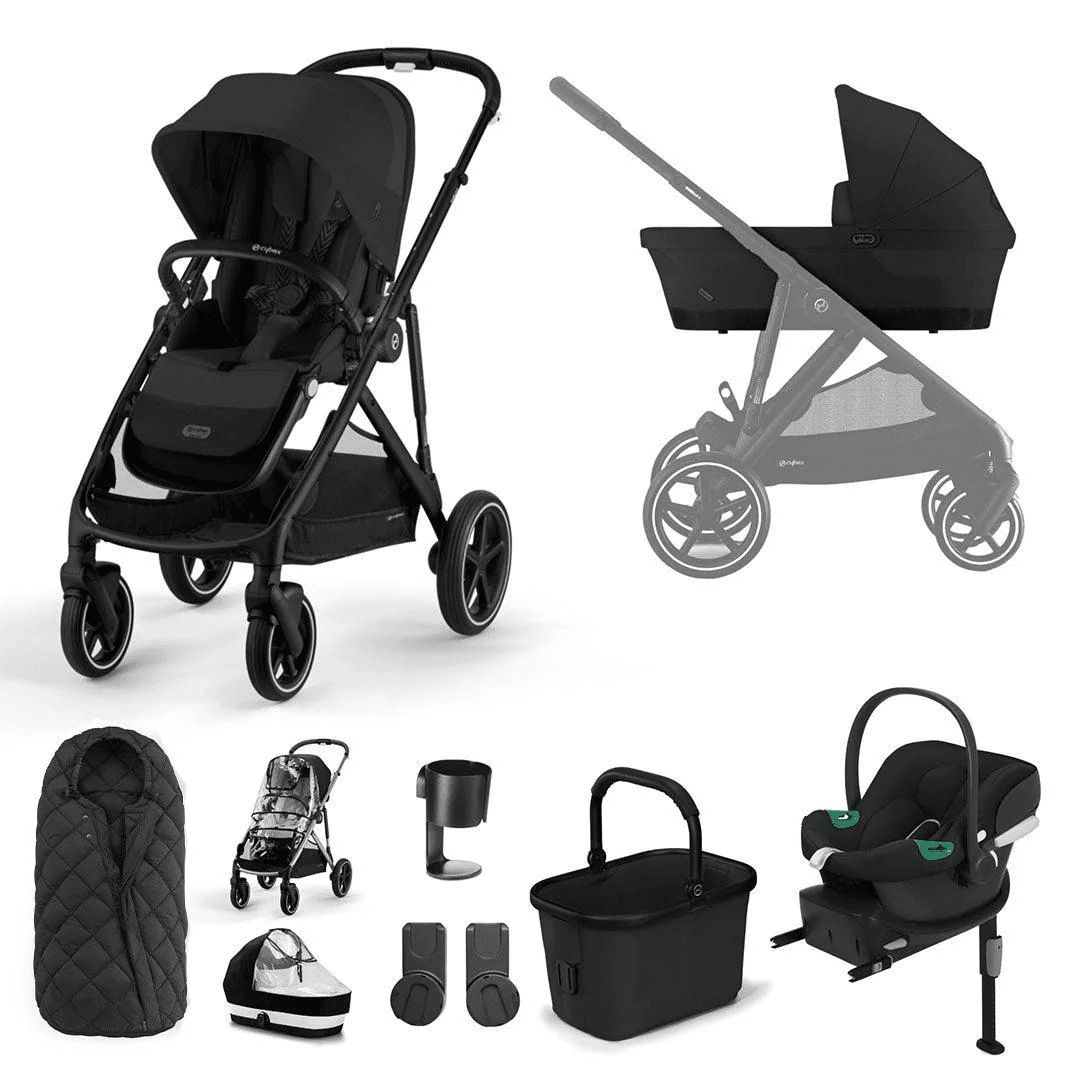 CYBEX Gazelle S Comfort Bundle - Moon Black