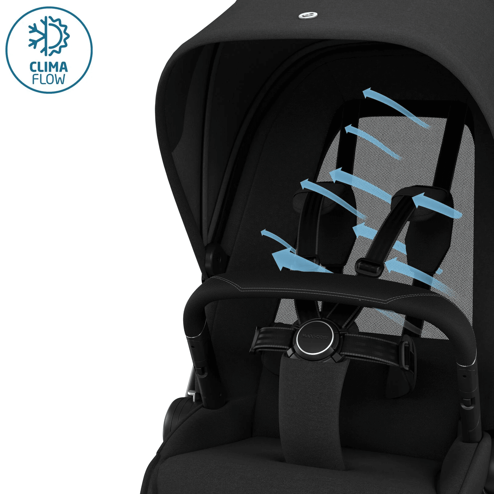 Maxi Cosi Fame Complete Travel System Bundle With Accessories, Pebble 360 Car Seat and ISOFIX Base - Twillic Black - Image 15