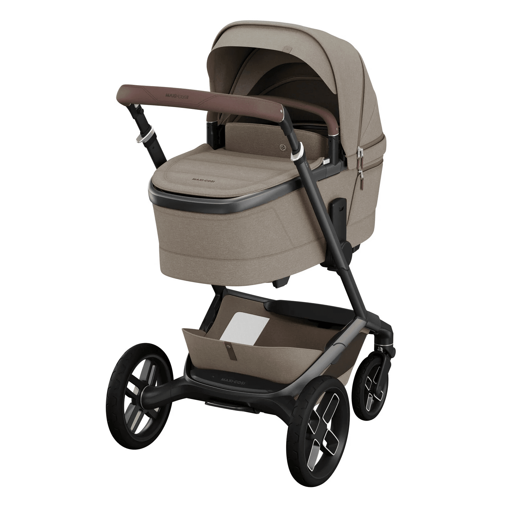 Maxi Cosi Fame Complete Travel System Bundle With Accessories, Pebble 360 Car Seat and ISOFIX Base - Twillic Truffle - Image 3