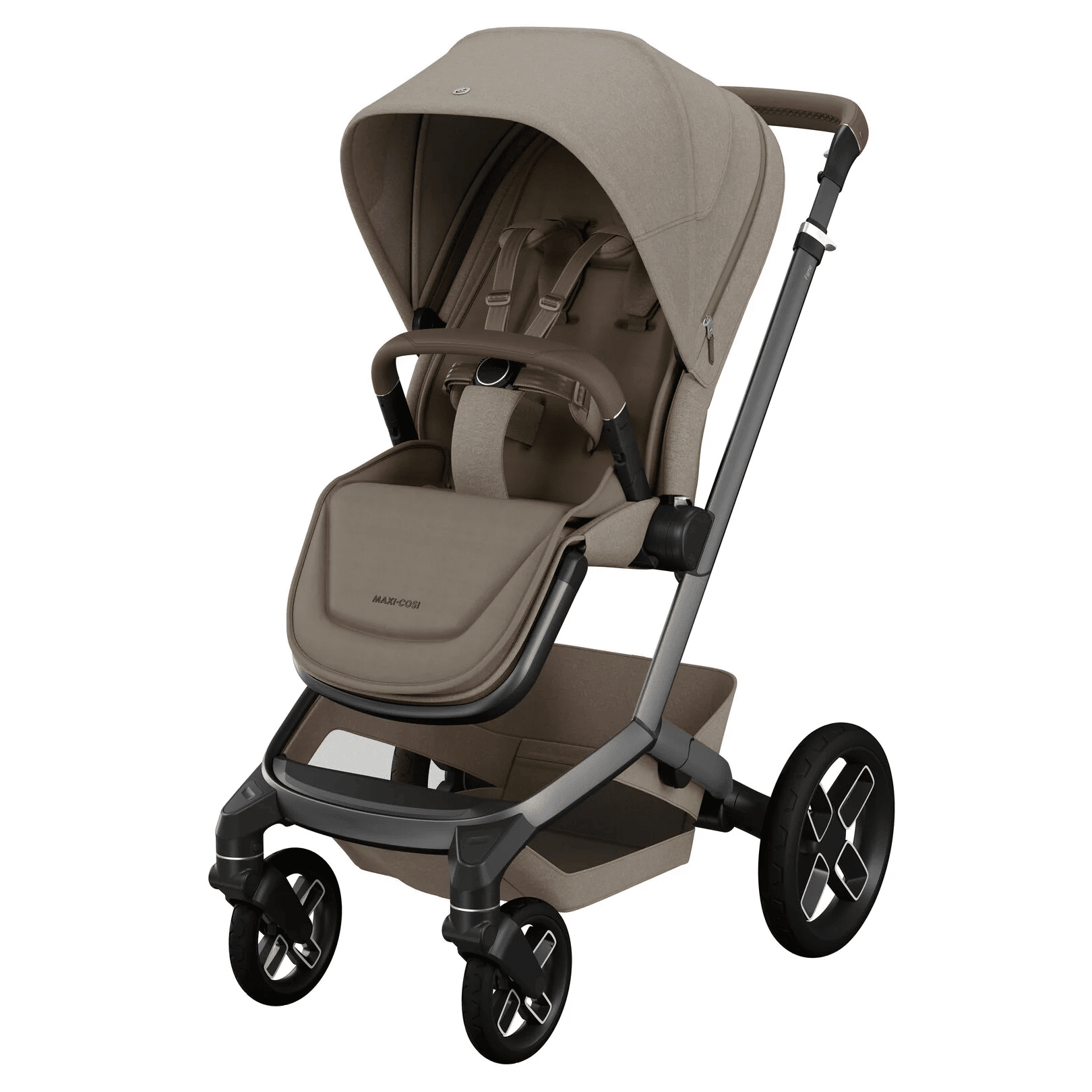 Maxi Cosi Fame Complete Travel System Bundle With Accessories, Pebble 360 Car Seat and ISOFIX Base - Twillic Truffle - Image 4