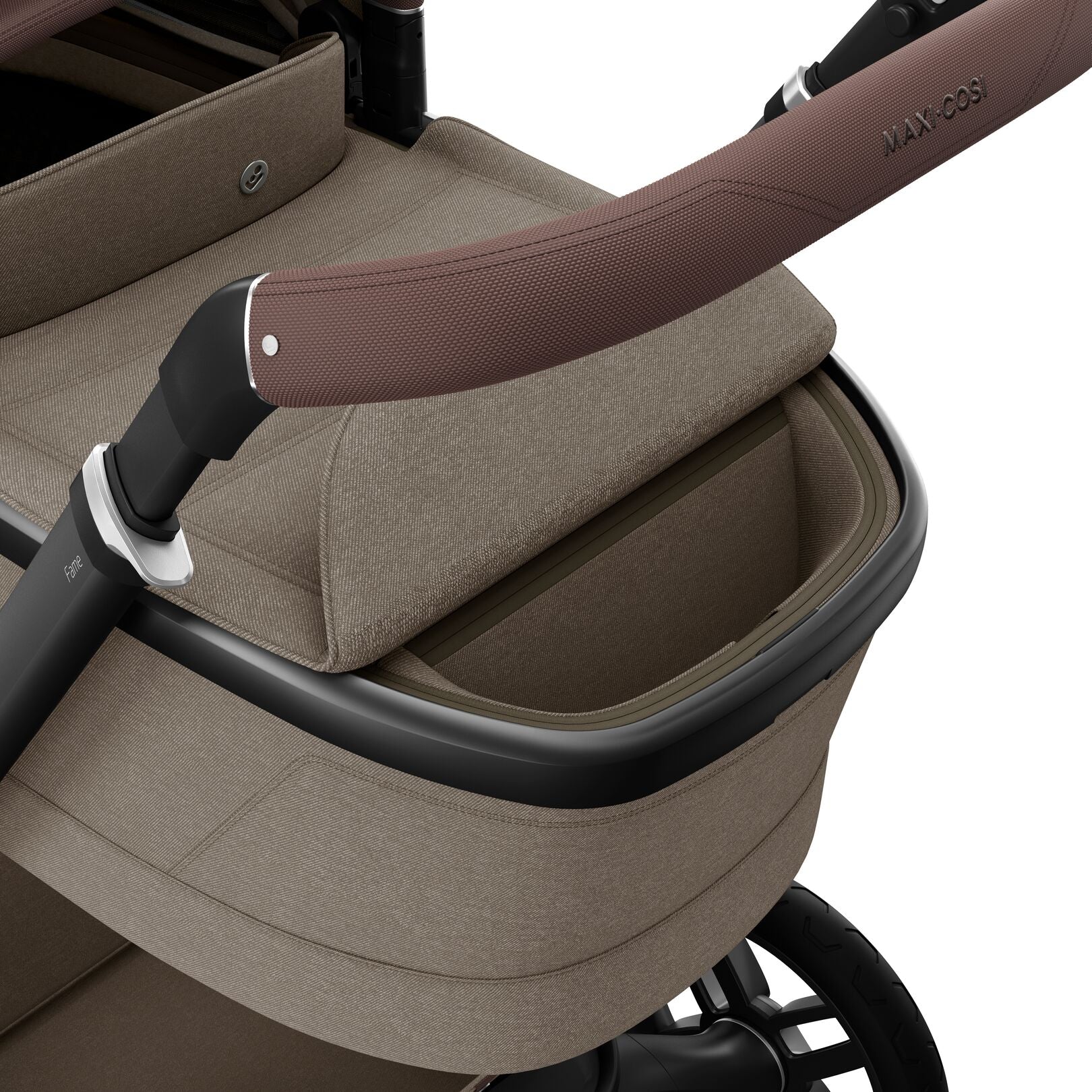 Maxi Cosi Fame Complete Travel System Bundle With Accessories, Pebble 360 Car Seat and ISOFIX Base - Twillic Truffle - Image 10