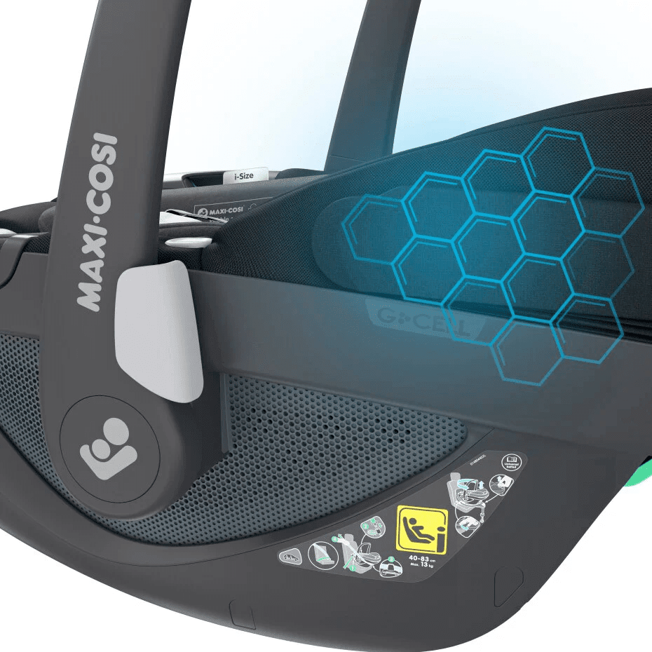 Maxi Cosi Fame Complete Travel System Bundle With Accessories, Pebble 360 Car Seat and ISOFIX Base - Twillic Black - Image 18