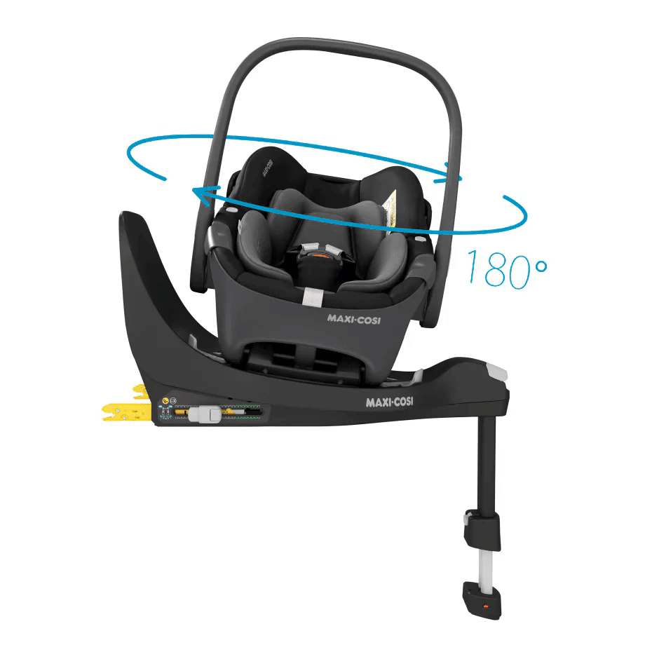 Maxi Cosi Fame Complete Travel System Bundle With Accessories, Pebble 360 Car Seat and ISOFIX Base - Twillic Black - Image 7