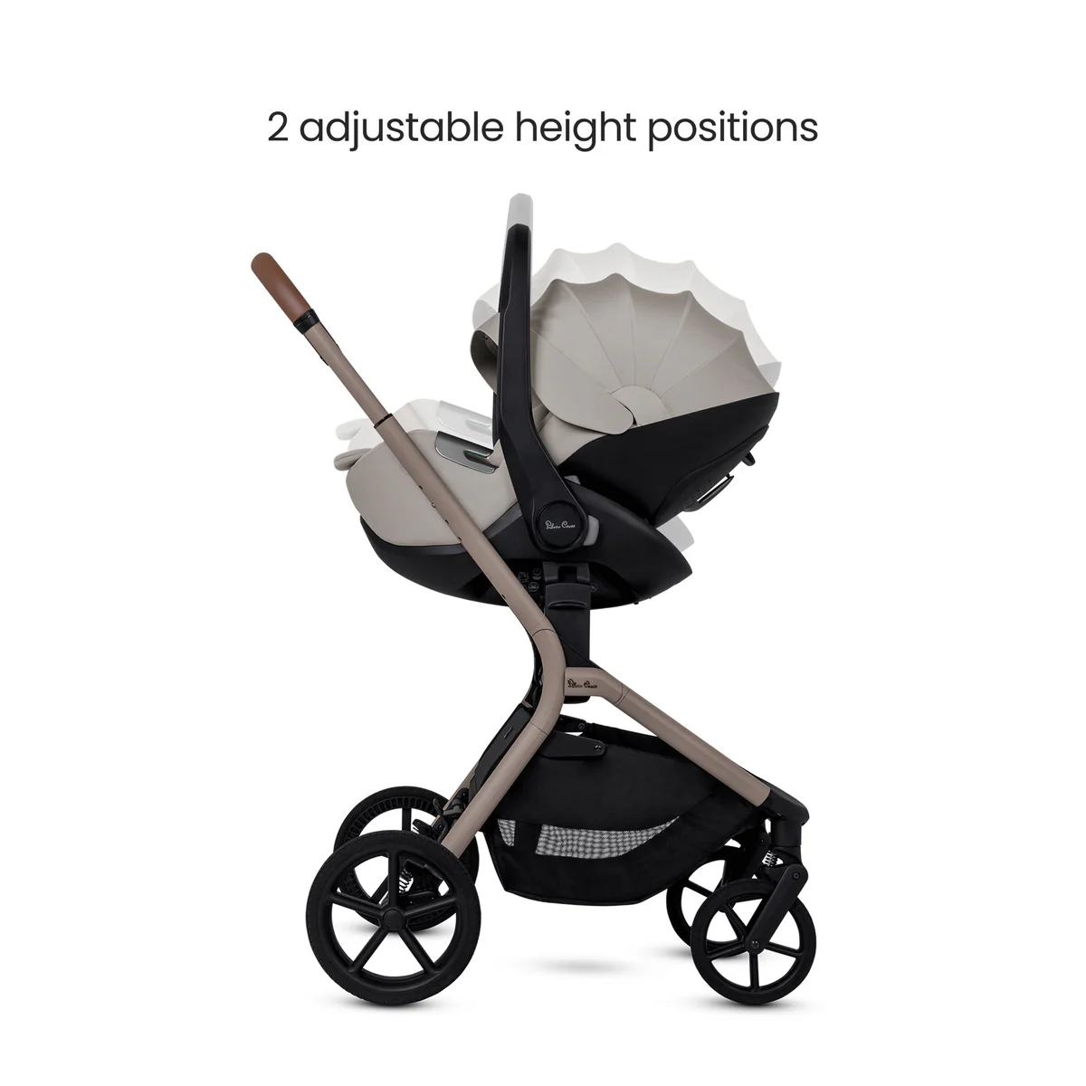 Silver Cross Breez Ultimate Family 360 Bundle in Champagne - Natural Taupe Glide - Image 11