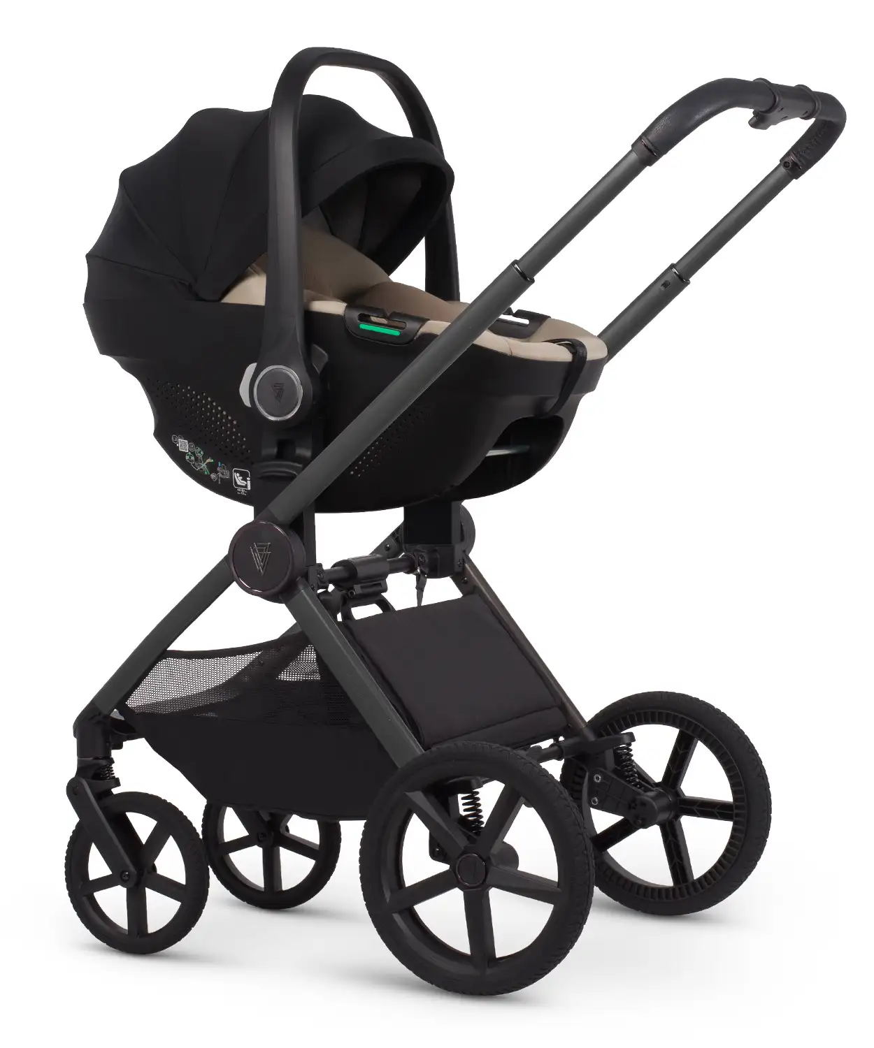 Venicci Upline 3 Aloe Pram Ultimate Bundle 4 in 1 Plus - Tiago Beige - Image 12