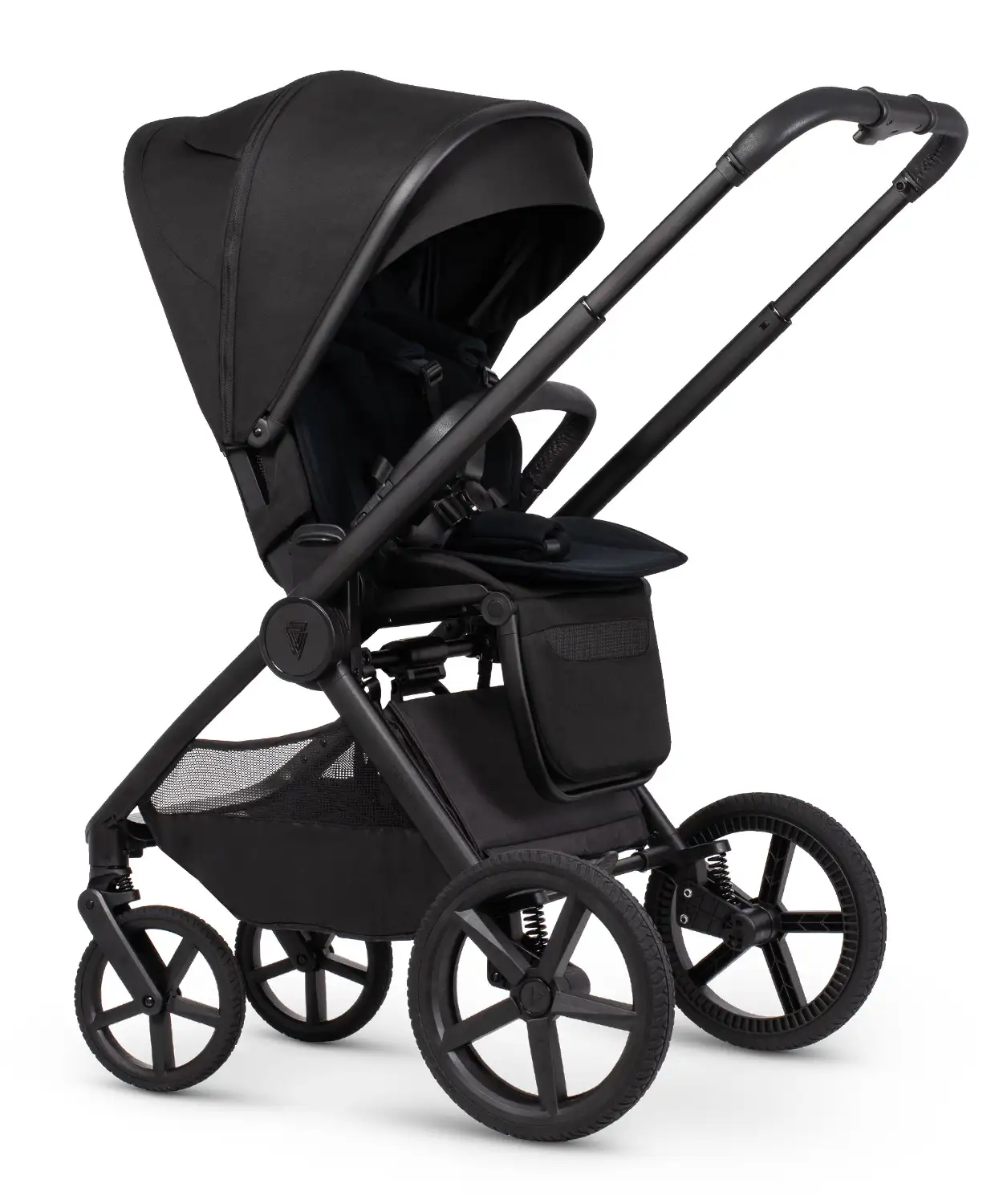 Venicci Upline 3 Onyx Pram Ultimate Bundle 4 in 1 Plus - Tiago Black - Image 6