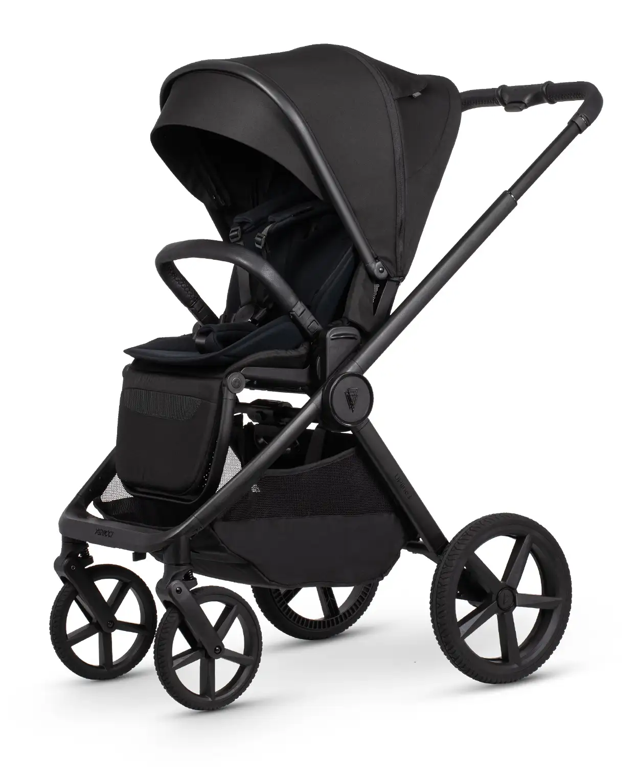 Venicci Upline 3 Onyx Pram Ultimate Bundle 4 in 1 Plus - Tiago Black - Image 7