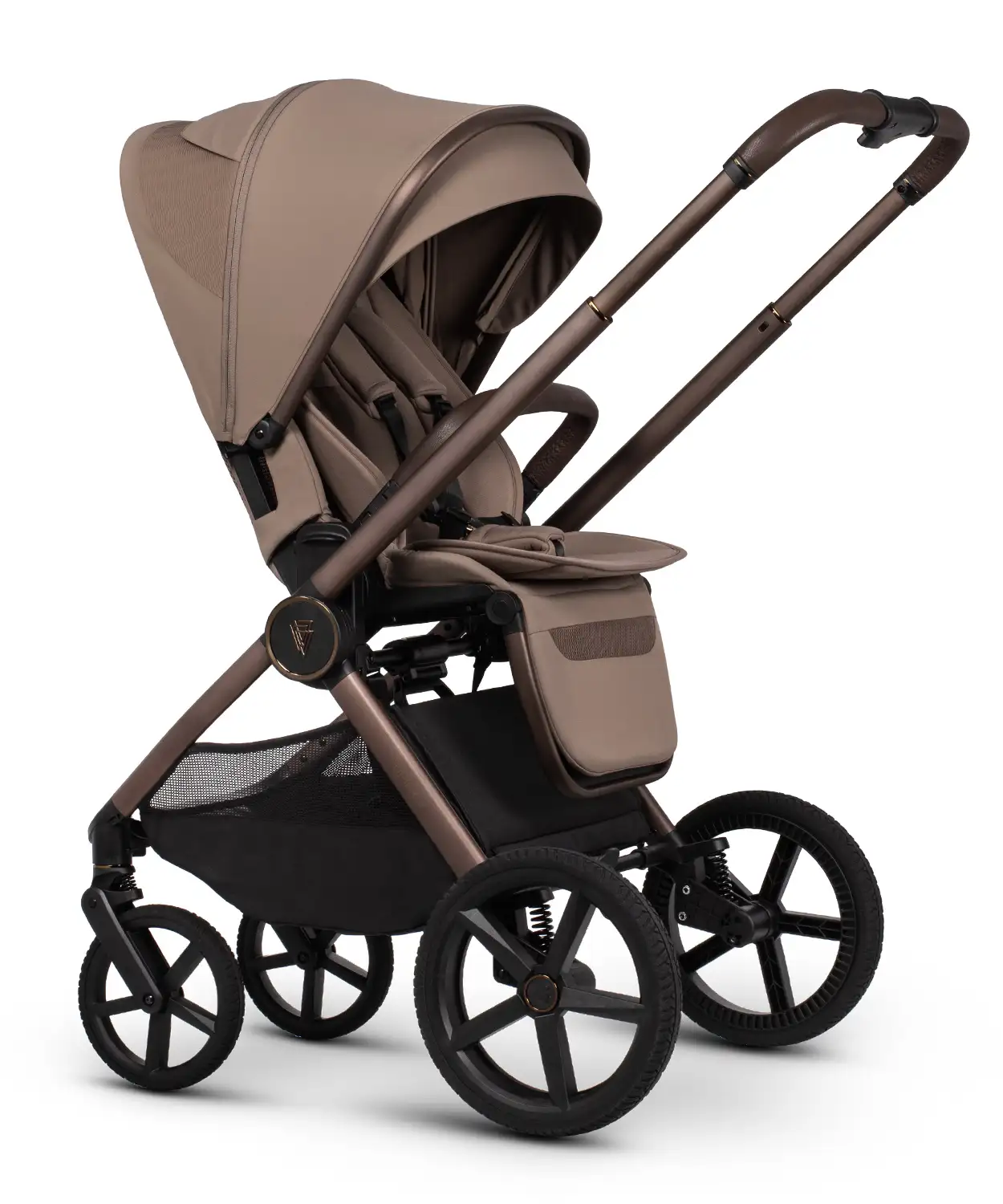 Venicci Upline 3 Sand Pram Ultimate Bundle 4 in 1 - Tiago Black - Image 5