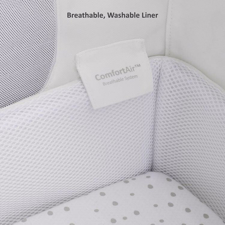 SnuzPod4 Bedside Crib Bundle Slate - Image 8