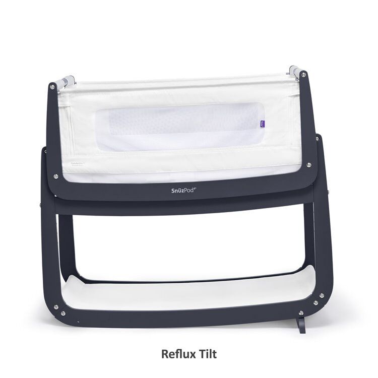 SnuzPod4 Bedside Crib Bundle Navy - Image 9